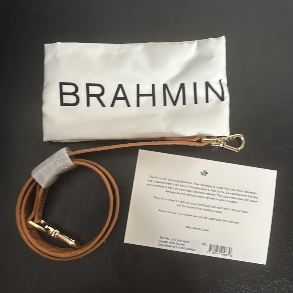 Brahmin handbag Rosetta Satchel – Multi Castalia Leather - Picture 5 of 6